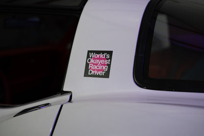 NFRD | Okayest Racing Driver Sticker - WORD-Sticker-3x3-  DRIVEN - 3