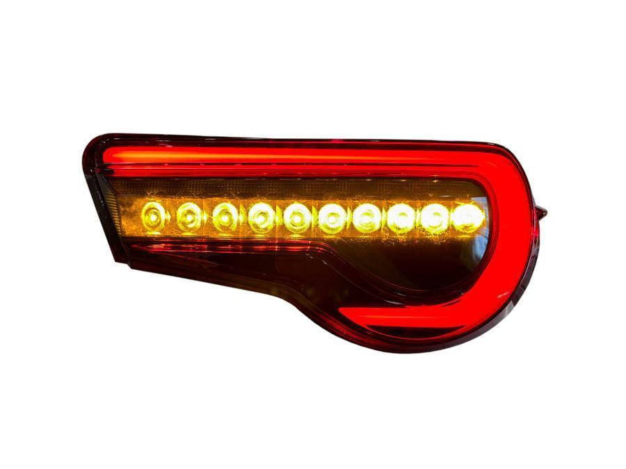 OLM OE Plus Linear Style Sequential Tail Light Overlays (Dark, Light, Red, or Yellow) - 2017-2021 Toyota 86 / Subaru BRZ - SF-1786TL-DS-SF-1786TL-LS-SF-1786TL-RD-SF-1786TL-YL-  DRIVEN - 5