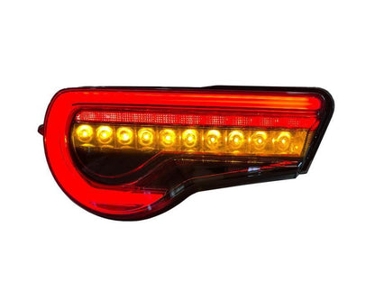 OLM OE Plus Linear Style Sequential Tail Light Overlays (Dark, Light, Red, or Yellow) - 2017-2021 Toyota 86 / Subaru BRZ - SF-1786TL-DS-SF-1786TL-LS-SF-1786TL-RD-SF-1786TL-YL-  DRIVEN - 8