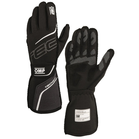 OMP | Racing Gloves | Tecnica Race Gloves | FIA 8856-2018 - IB0-0779-A01-077-L-IB0-0779-A01-077-M-IB0-0779-A01-077-S-IB0-0779-A01-077-XL-IB0-0779-A01-077-XS-  DRIVEN - 1