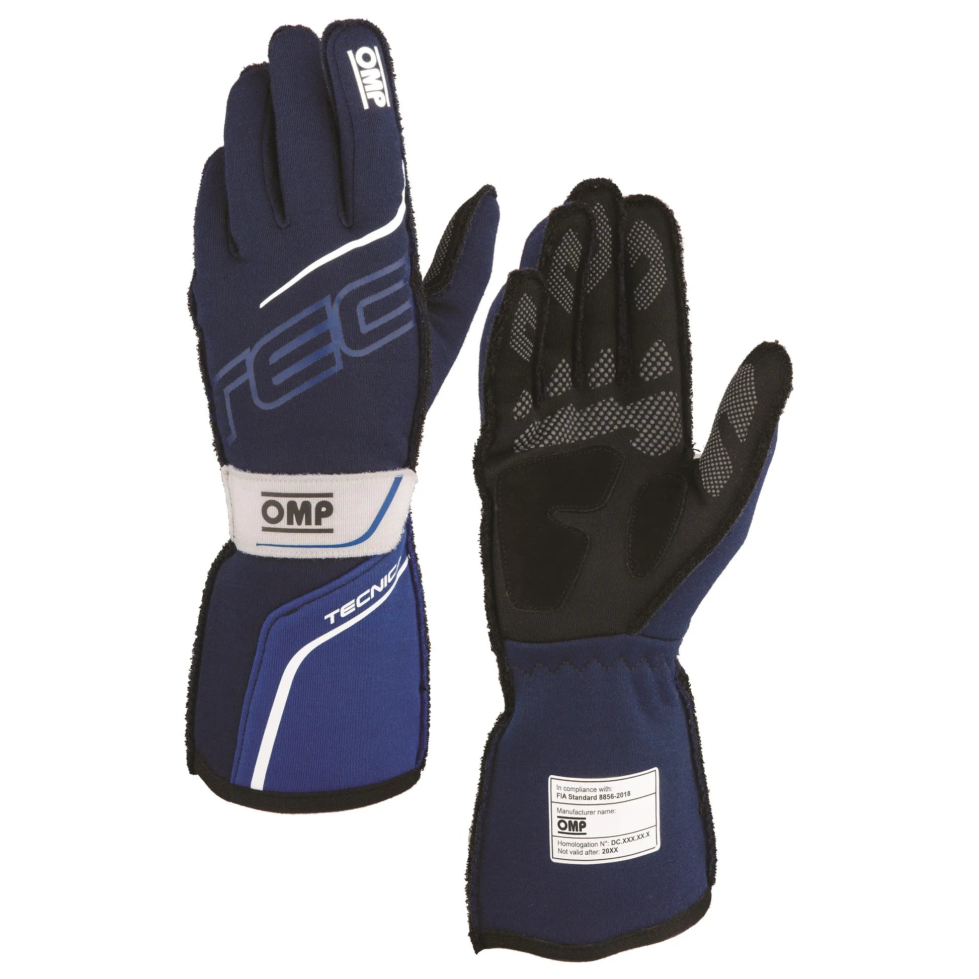 OMP | Racing Gloves | Tecnica Race Gloves | FIA 8856-2018 - IB0-0779-A01-077-L-IB0-0779-A01-077-M-IB0-0779-A01-077-S-IB0-0779-A01-077-XL-IB0-0779-A01-077-XS-  DRIVEN - 4