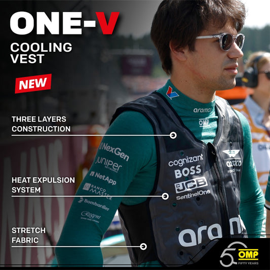 OMP | ONE-V | Cooling Vest for Motorsports - ID0-0806-080-S-ID0-0806-080-M-ID0-0806-080-L-ID0-0806-080-XL-  DRIVEN - 1
