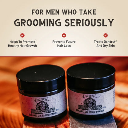 Organic Oil Based Pomade - 4OZOGOBP-4OZRUGOBP-4OZPAROBP-  DRIVEN - 7