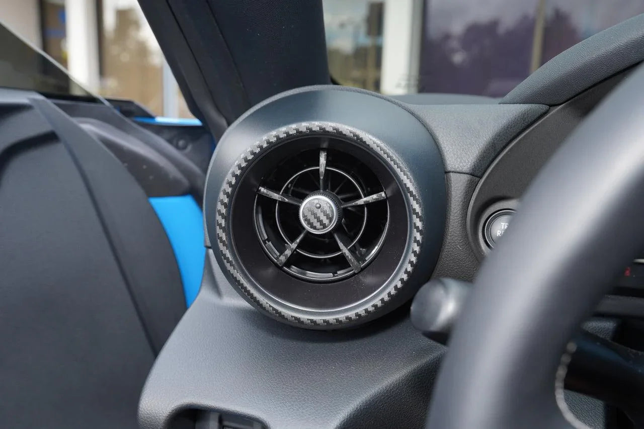 Outer AC Vent Trim 3D Carbon Overlays - 2022+ BRZ / GR86 - 22BRZACOUTTRIM-3DB-  DRIVEN - 2