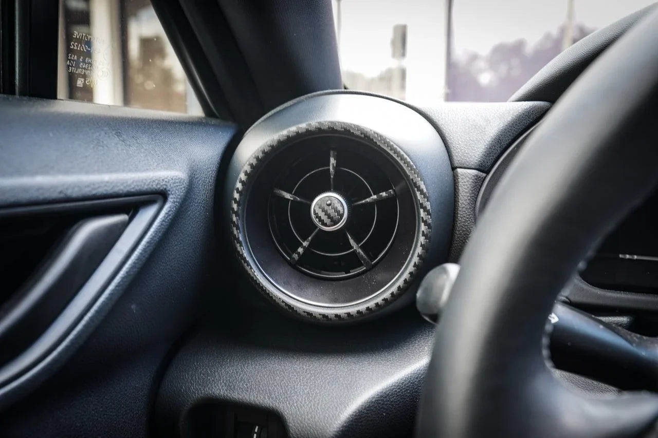 Outer AC Vent Trim 3D Carbon Overlays - 2022+ BRZ / GR86 - 22BRZACOUTTRIM-3DB-  DRIVEN - 3