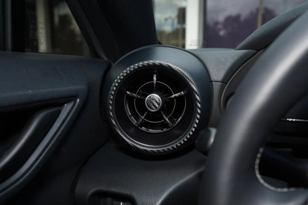 Outer AC Vent Trim 3D Carbon Overlays - 2022+ BRZ / GR86 - 22BRZACOUTTRIM-3DB-  DRIVEN - 4