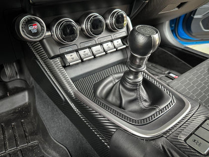 Outer Shifter Trim 3D Carbon Overlay - 2022+ BRZ / GR86 - 22BRZSHIFT2-3DBL-22BRZSHIFT2-3DBR-  DRIVEN - 2
