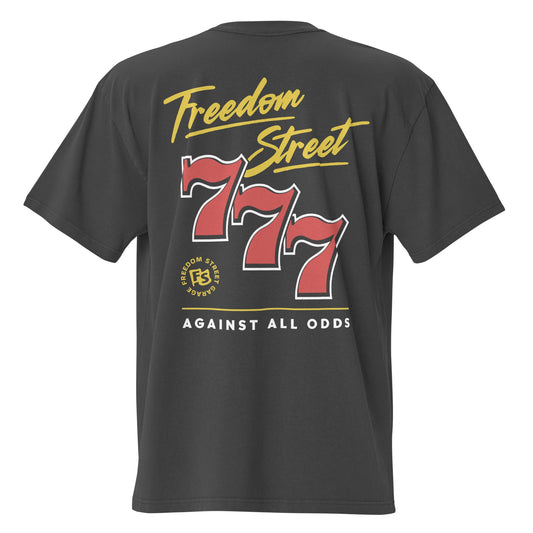Lucky 7's Oversized Faded T-shirt - 4031542_17569-4031542_17574-4031542_17579-4031542_17584-4031542_17589-  DRIVEN - 1