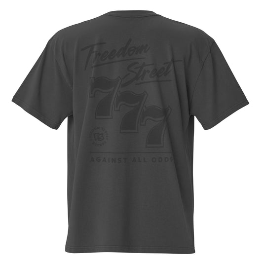Black-out Lucky 7's Oversized Faded T-shirt - 2924395_17569-2924395_17574-2924395_17579-2924395_17584-2924395_17589-  DRIVEN - 1