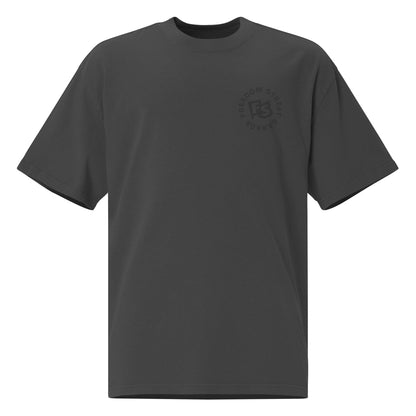 Black-out Lucky 7's Oversized Faded T-shirt