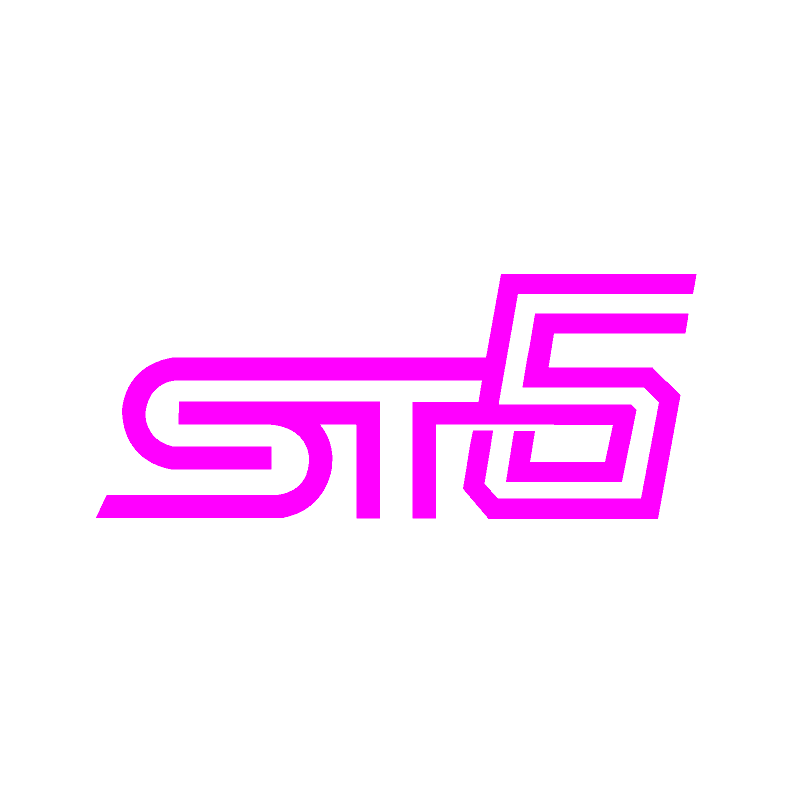 ST5 6" Sticker fits 5th Generation Subaru WRX - 2022+ - st56in-rd-st56in-bl-st56in-wh-st56in-or-st56in-yl-  DRIVEN - 3