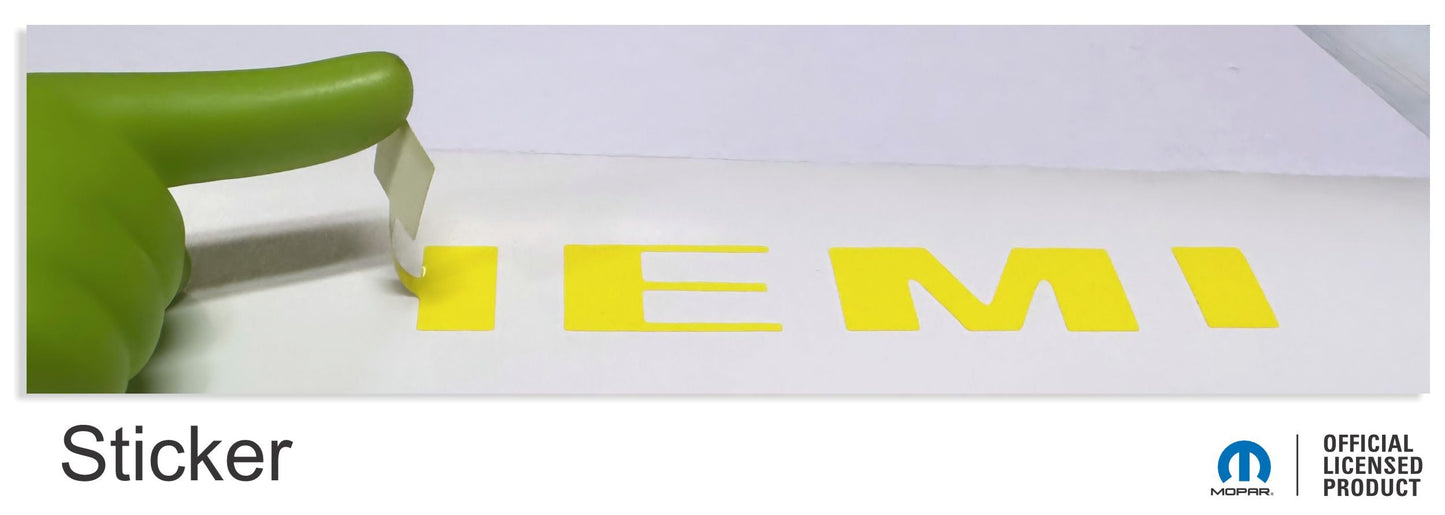 HEMI Air Cleaner Resonator Lettering Inlay Decal - Durango R/T - sku-44808427405499-sku-44808427438267-sku-44808427471035-sku-44808427503803-sku-44808427536571-  DRIVEN - 2