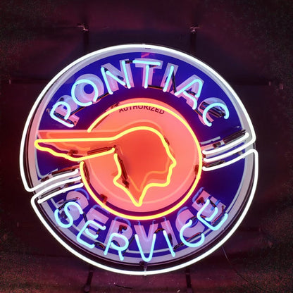 Pontiac Service Neon Signs - MA071-  DRIVEN - 1
