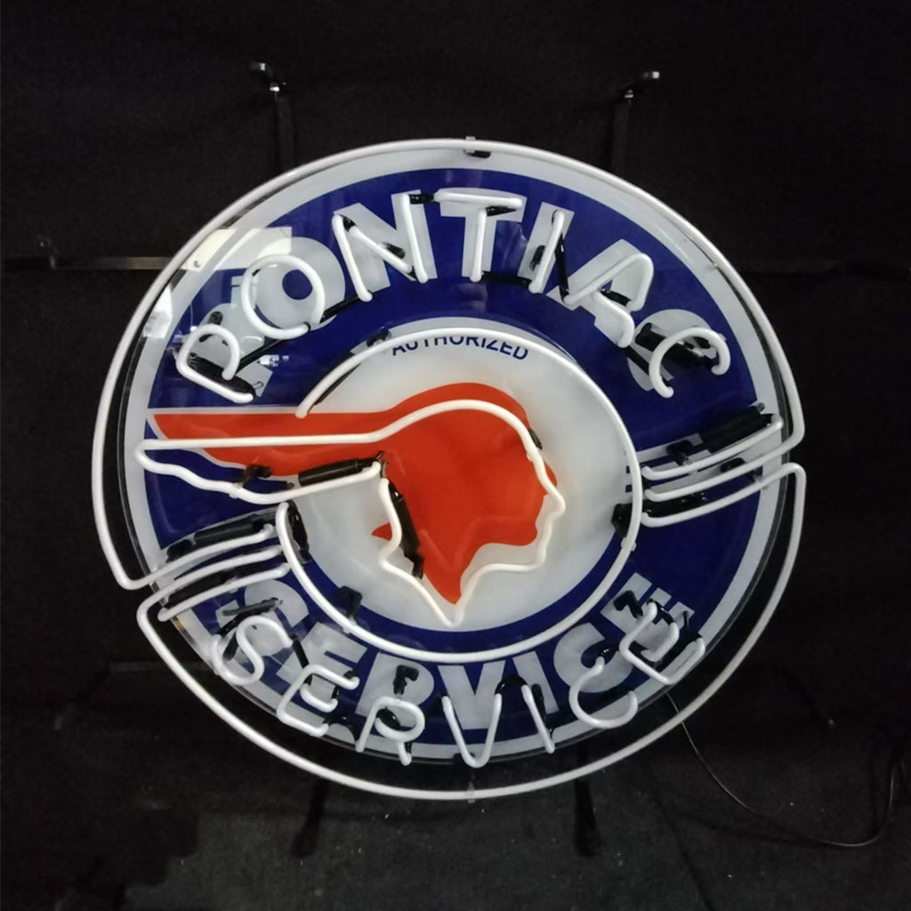 Pontiac Service Neon Signs - MA071-  DRIVEN - 3