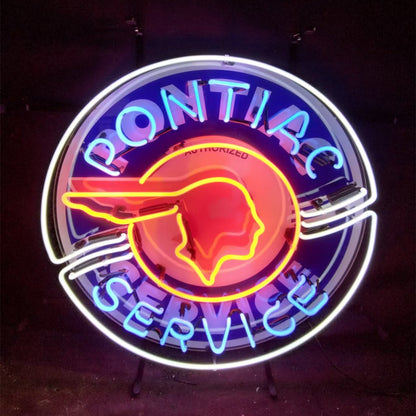 Pontiac Service Neon Signs - MA071-  DRIVEN - 2
