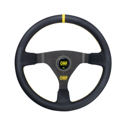 OMP | WRC Red/Yellow | Steering Wheel (Leather) - OD0-1980-071-OD0-1980-073-  DRIVEN - 1
