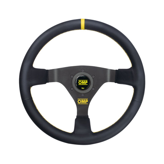 OMP | WRC Red/Yellow | Steering Wheel (Leather) - OD0-1980-071-OD0-1980-073-  DRIVEN - 1