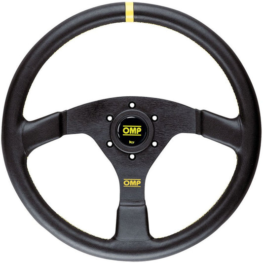 OMP | Velocita 350mm Flat Dish | Steering Wheel (Leather) - OD0-1957-071-  DRIVEN - 1