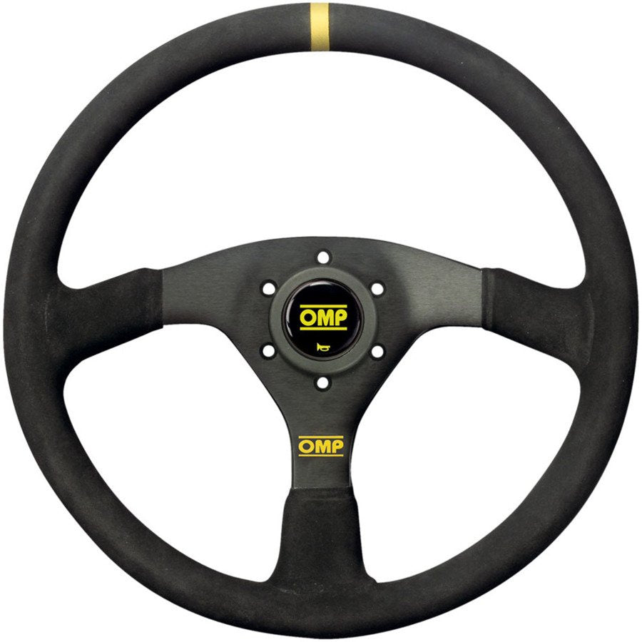 OMP | Velocita 350mm Flat Dish | Steering Wheel (Suede) - OD0-1958-071-  DRIVEN - 1