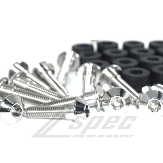 ZSPEC Intake Valve Covers Fasteners & Bushings Kit for '90-96 Z32 300zx, Titanium - ZSD-758362-ZSD-758379-  DRIVEN - 1
