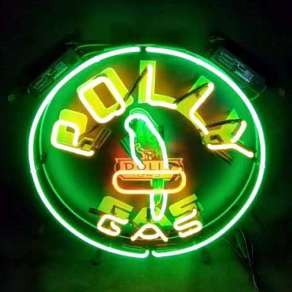 Polly Gas Parrot Neon Sign Light - MEX355-  DRIVEN - 2