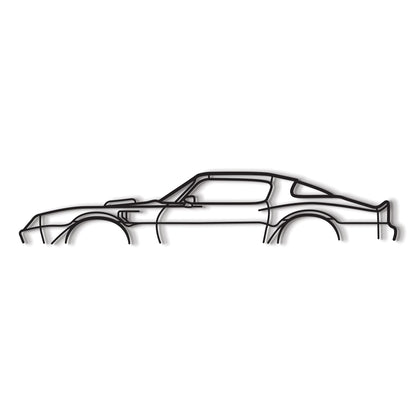 1977 Trans Am Classic Metal Car Wall Art - MT0177 - MT0177B49L-MT0177B69L-MT0177B80L-MT0177B99L-MT0177B120L-  DRIVEN - 8