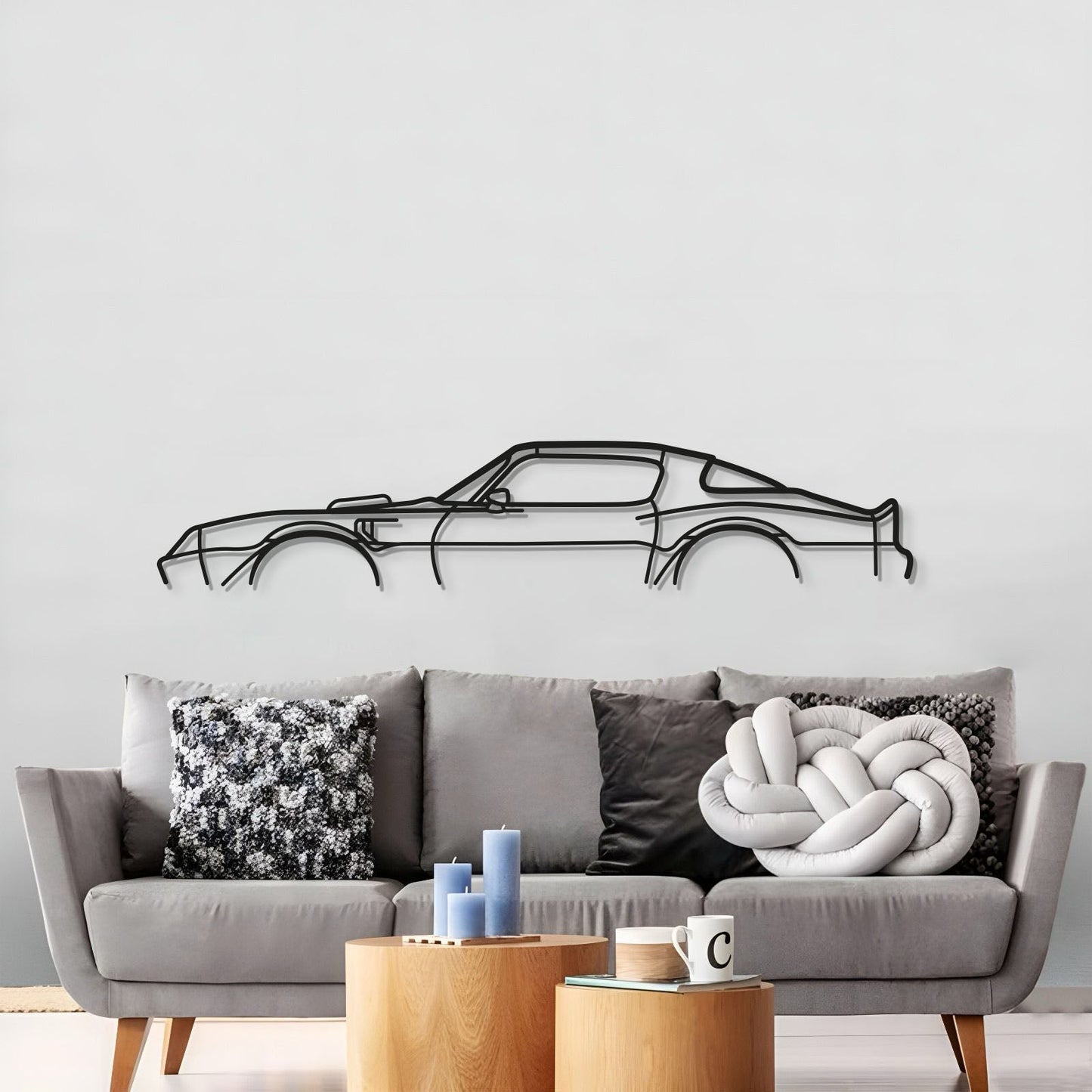 1977 Trans Am Classic Metal Car Wall Art - MT0177 - MT0177B49L-MT0177B69L-MT0177B80L-MT0177B99L-MT0177B120L-  DRIVEN - 3