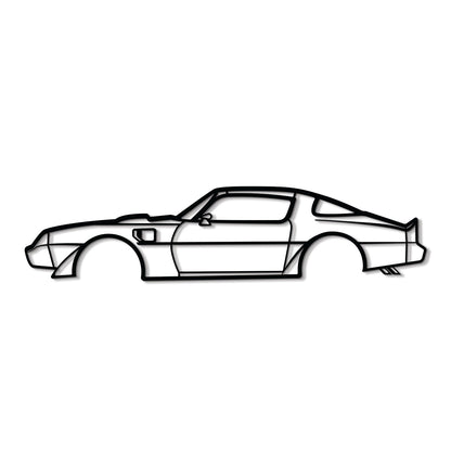 1979 Transam Metal Car Wall Art - MT0185 - MT0185B49L-MT0185B69L-MT0185B80L-MT0185B99L-MT0185B120L-  DRIVEN - 8