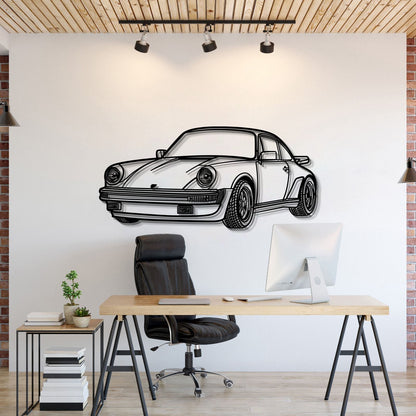911 930 Perspective Metal Car Wall Art - MT0459 - MT0459B69L-MT0459B80L-MT0459B99L-MT0459B115L-MT0459B140L-  DRIVEN - 1
