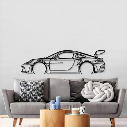 911 GT3 RS Model 992 Detailed Metal Car Wall Art - MT0859 - MT0859B49L-MT0859B69L-MT0859B80L-MT0859B99L-MT0859B120L-  DRIVEN - 2