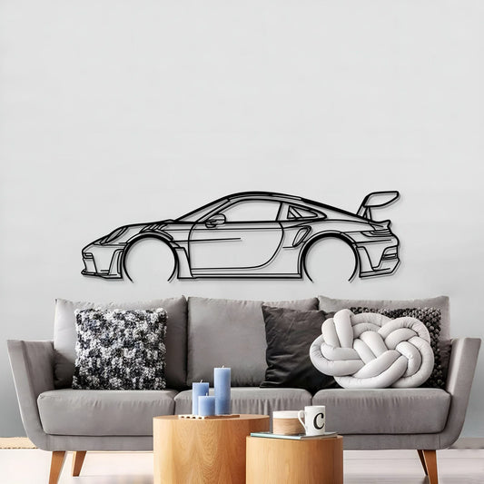 911 GT3 RS Model 992 Detailed Metal Car Wall Art - MT0859 - MT0859B49L-MT0859B69L-MT0859B80L-MT0859B99L-MT0859B120L-  DRIVEN - 2