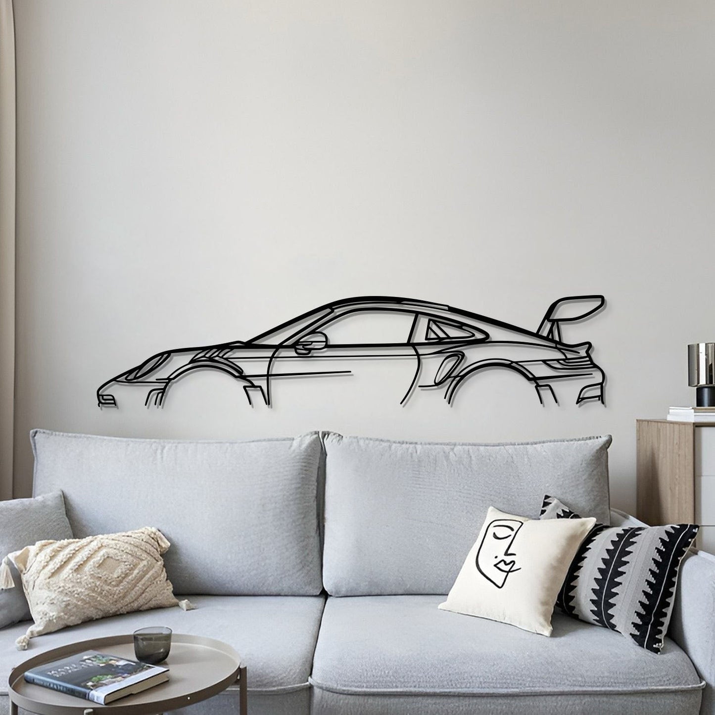 911 GT3 RS Model 992 Metal Car Wall Art  - MT0860 - MT0860B49L-MT0860B69L-MT0860B80L-MT0860B99L-MT0860B120L-  DRIVEN - 4