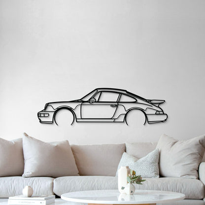 911 Turbo Model 964 Detailed Metal Car Wall Art - MT0873 - MT0873B49L-MT0873B69L-MT0873B80L-MT0873B99L-MT0873B120L-  DRIVEN - 5