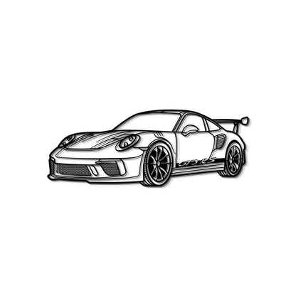 911 GT3 RS 992 Perspective Metal Car Wall Art - MT0460 - MT0460B69L-MT0460B80L-MT0460B99L-MT0460B115L-MT0460B140L-  DRIVEN - 8