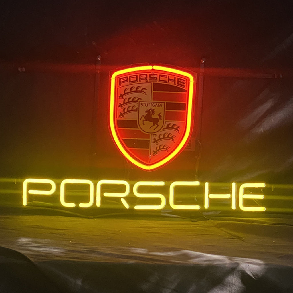 Porsche Car Neon Sign Light - CN021-19 寸-CN021-24寸-  DRIVEN - 1