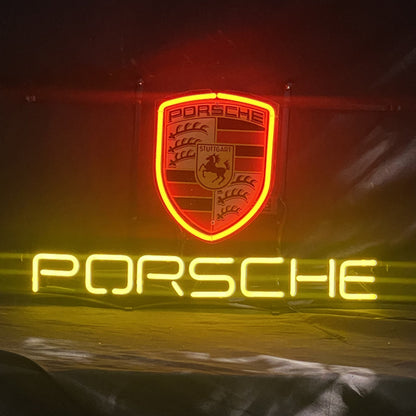 Porsche Car Neon Sign Light - CN021-19 寸-CN021-24寸-  DRIVEN - 1