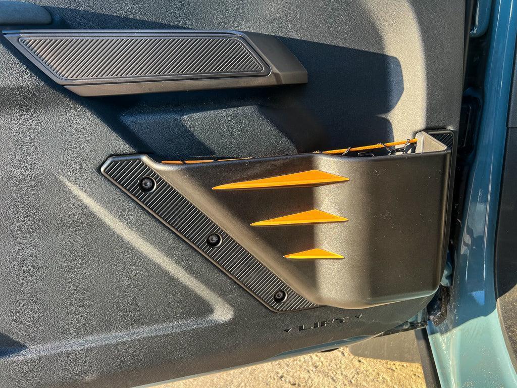 Printed Series ABS Bin Fin Overlays (Front) - 2021+ Bronco - 21BRONCOABSFBINPT-AB-21BRONCOABSFBINPT-A51-21BRONCOABSFBINPT-CG-21BRONCOABSFBINPT-CBG-21BRONCOABSFBINPT-CODE-  DRIVEN - 1