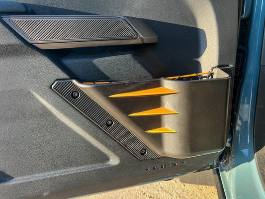 Printed Series ABS Bin Fin Overlays (Front) - 2021+ Bronco - 21BRONCOABSFBINPT-AB-21BRONCOABSFBINPT-A51-21BRONCOABSFBINPT-CG-21BRONCOABSFBINPT-CBG-21BRONCOABSFBINPT-CODE-  DRIVEN - 1