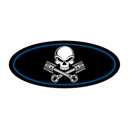 Printed Series Ford Bronco Rear Oval Emblem Overlays (Full Print) - 2021+ Bronco / Bronco Sport - 21BRONCOVPT-BFAB-21BRONCOVPT-BFA51-21BRONCOVPT-BFCG-21BRONCOVPT-BFCBG-21BRONCOVPT-BFCO-  DRIVEN - 24