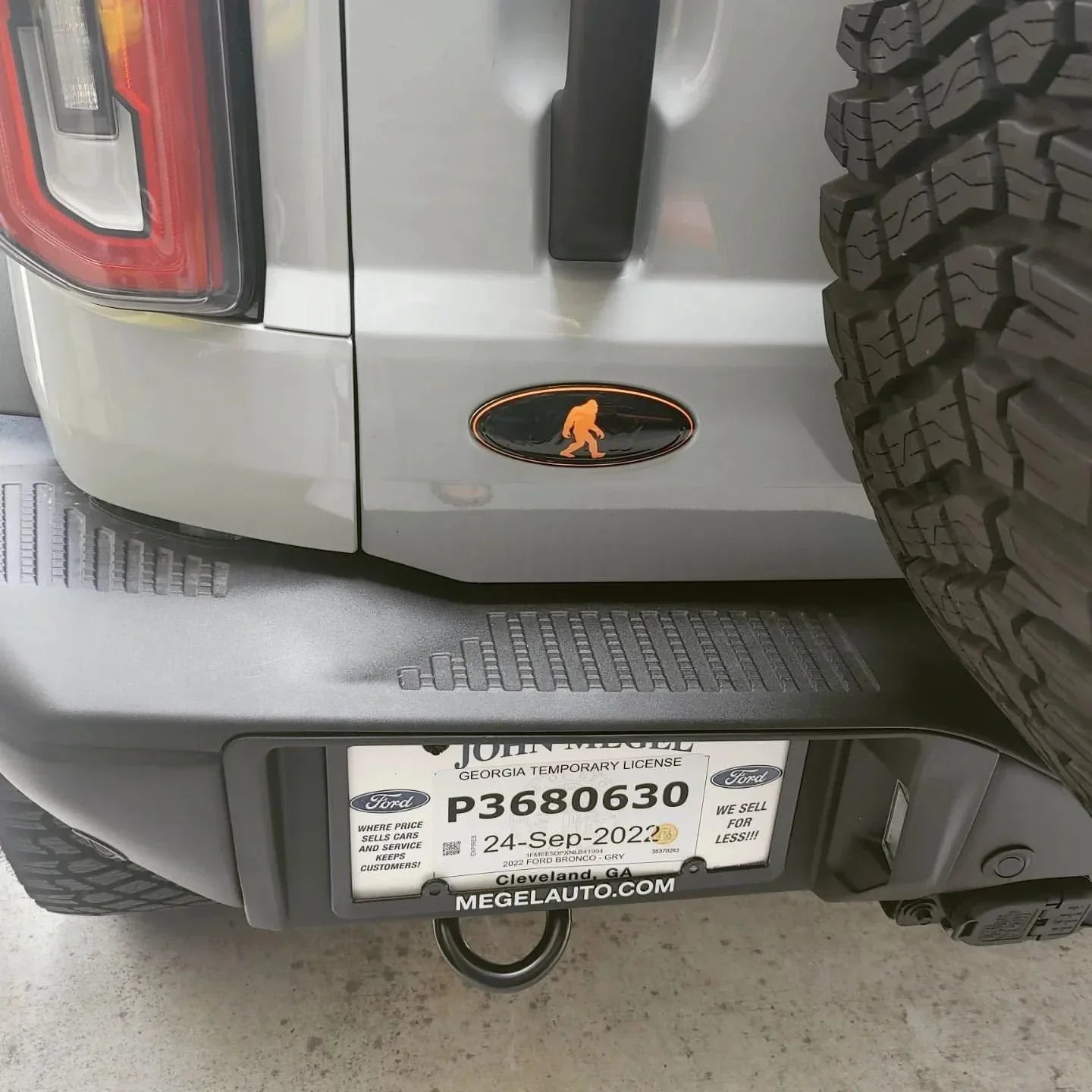 Printed Series Ford Bronco Rear Oval Emblem Overlays (Full Print) - 2021+ Bronco / Bronco Sport - 21BRONCOVPT-BFAB-21BRONCOVPT-BFA51-21BRONCOVPT-BFCG-21BRONCOVPT-BFCBG-21BRONCOVPT-BFCO-  DRIVEN - 4