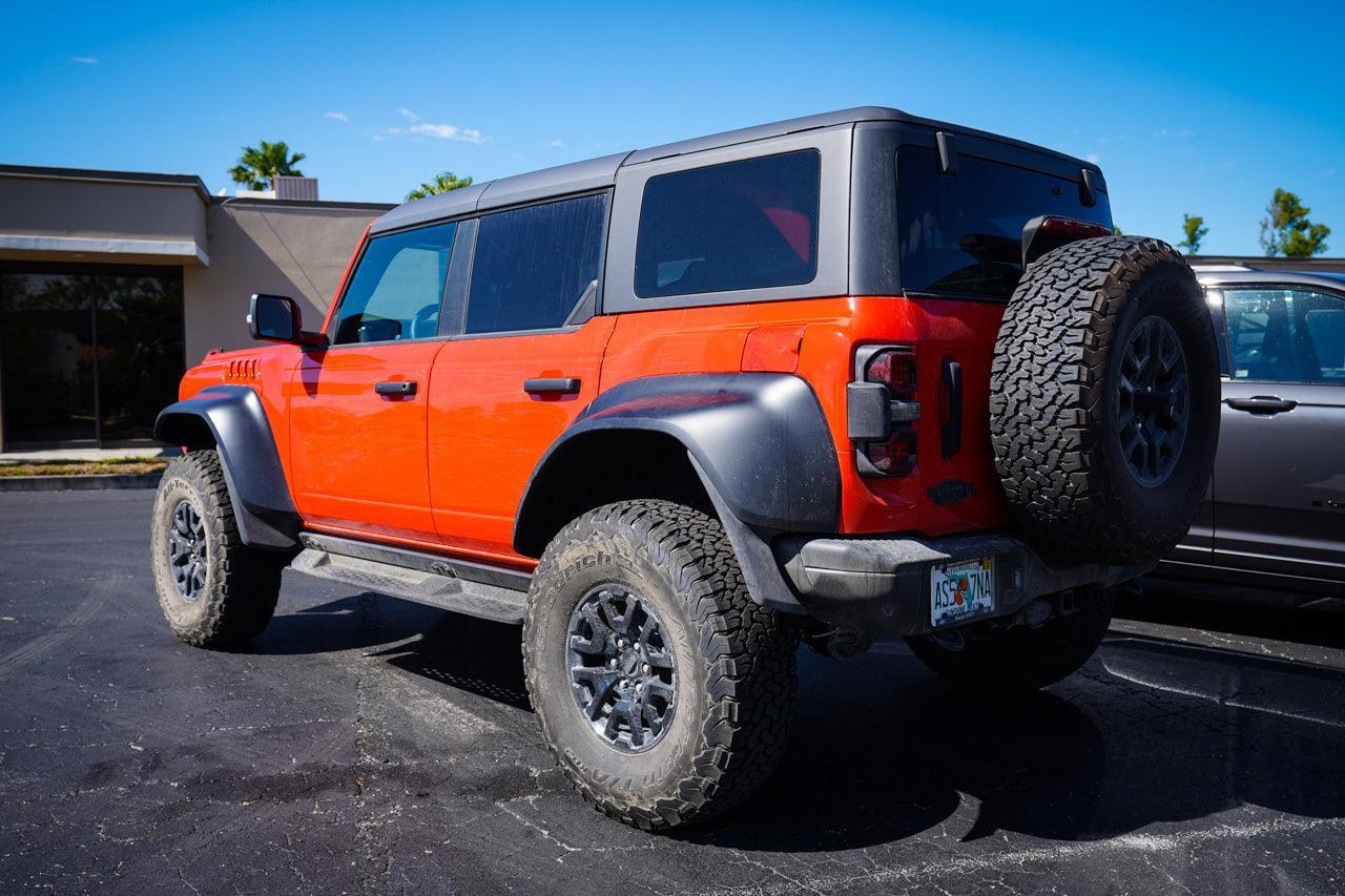 Printed Series Fuel Door Overlay - 2021+ Bronco Raptor - 21BRONCORAPFUEL-MT-  DRIVEN - 5