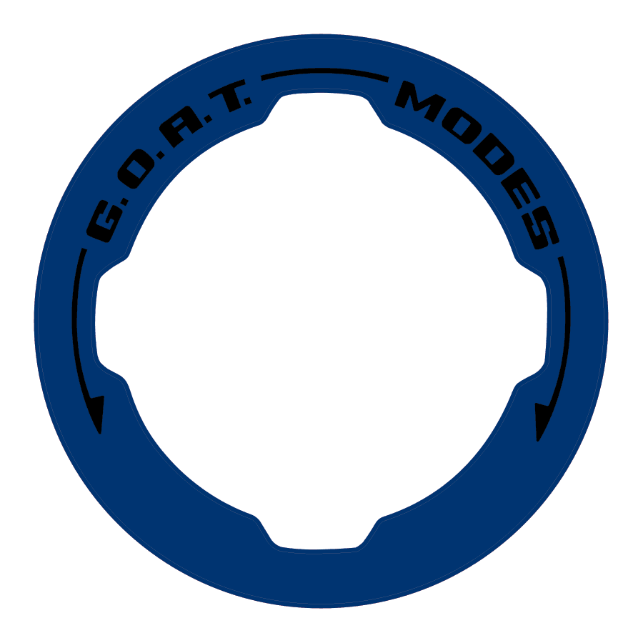 Printed Series GOAT Mode Dial Ring Overlay V2 - 2021+ Bronco - 21FBGOAT-375C-21FBGOAT-BBO-21FBGOAT-GHBM-21FBGOAT-AMB-21FBGOAT-A51-  DRIVEN - 20