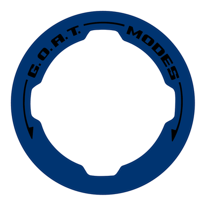 Printed Series GOAT Mode Dial Ring Overlay V2 - 2021+ Bronco - 21FBGOAT-375C-21FBGOAT-BBO-21FBGOAT-GHBM-21FBGOAT-AMB-21FBGOAT-A51-  DRIVEN - 20