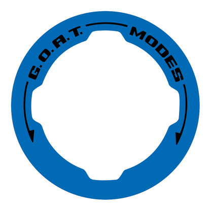 Printed Series GOAT Mode Dial Ring Overlay V2 - 2021+ Bronco - 21FBGOAT-375C-21FBGOAT-BBO-21FBGOAT-GHBM-21FBGOAT-AMB-21FBGOAT-A51-  DRIVEN - 21