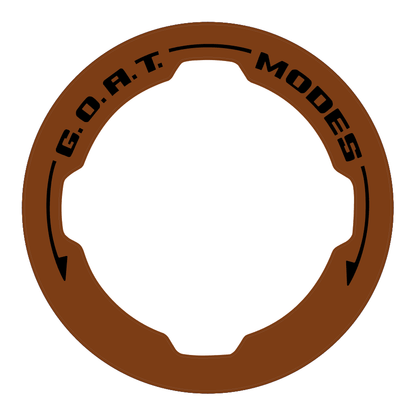 Printed Series GOAT Mode Dial Ring Overlay V2 - 2021+ Bronco - 21FBGOAT-375C-21FBGOAT-BBO-21FBGOAT-GHBM-21FBGOAT-AMB-21FBGOAT-A51-  DRIVEN - 22