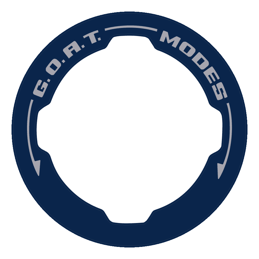 Printed Series GOAT Mode Dial Ring Overlay V2 - 2021+ Bronco - 21FBGOAT-375C-21FBGOAT-BBO-21FBGOAT-GHBM-21FBGOAT-AMB-21FBGOAT-A51-  DRIVEN - 24