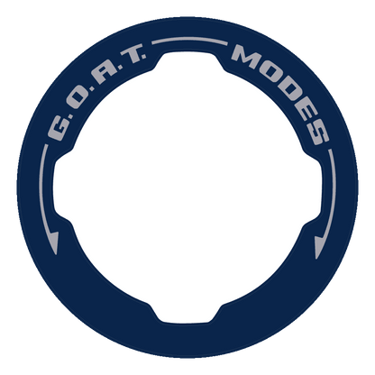 Printed Series GOAT Mode Dial Ring Overlay V2 - 2021+ Bronco - 21FBGOAT-375C-21FBGOAT-BBO-21FBGOAT-GHBM-21FBGOAT-AMB-21FBGOAT-A51-  DRIVEN - 24