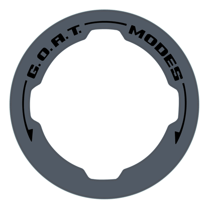 Printed Series GOAT Mode Dial Ring Overlay V2 - 2021+ Bronco - 21FBGOAT-375C-21FBGOAT-BBO-21FBGOAT-GHBM-21FBGOAT-AMB-21FBGOAT-A51-  DRIVEN - 13