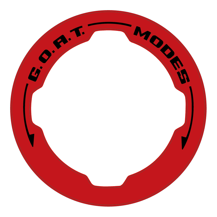 Printed Series GOAT Mode Dial Ring Overlay V2 - 2021+ Bronco - 21FBGOAT-375C-21FBGOAT-BBO-21FBGOAT-GHBM-21FBGOAT-AMB-21FBGOAT-A51-  DRIVEN - 14