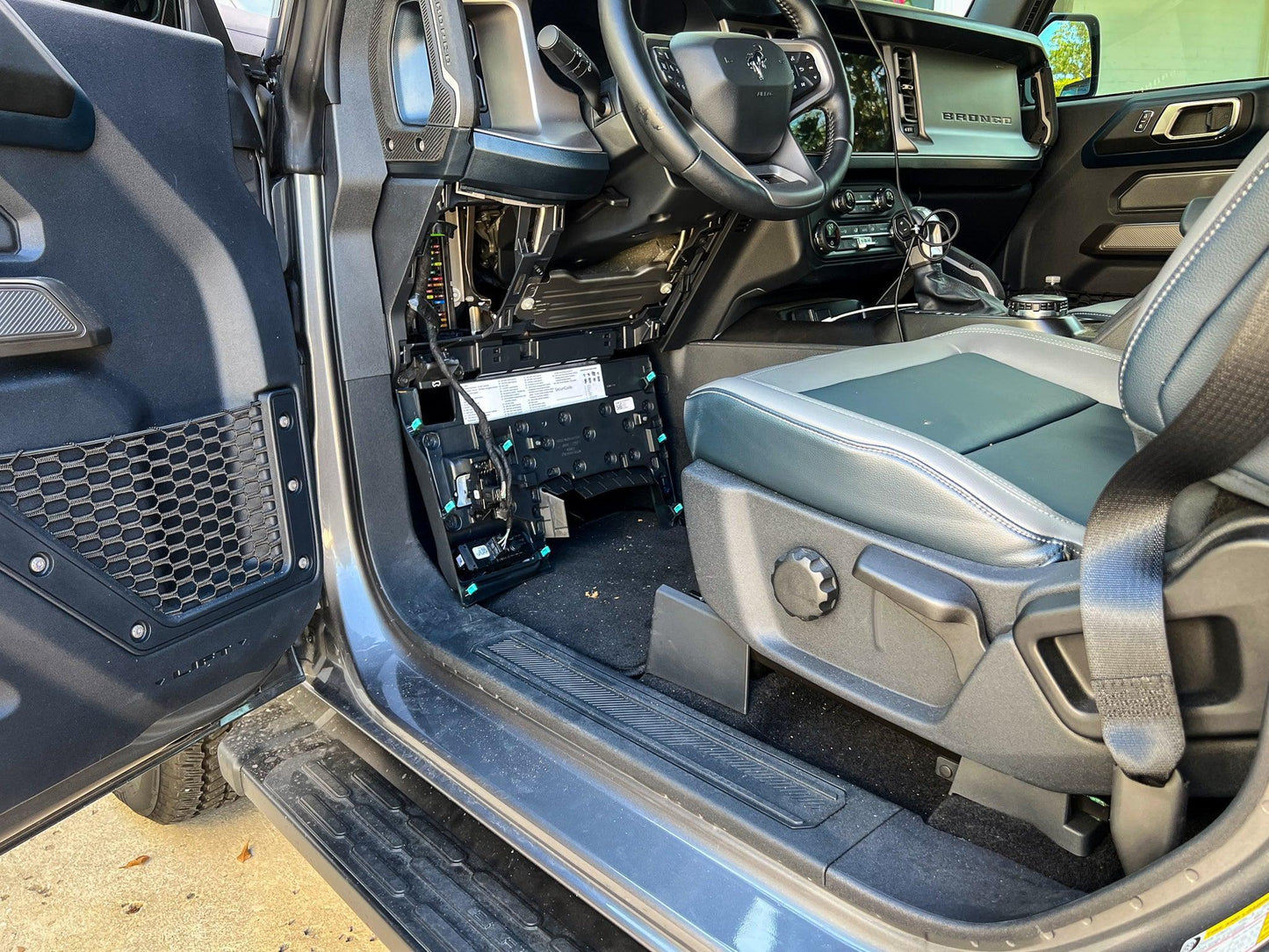 Printed Series Interior Under Steering Wheel Fuses Label - 2021+ Bronco - 21BRONCOINTFUSE-  DRIVEN - 3